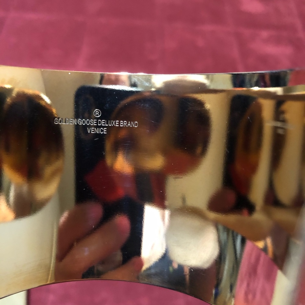 Golden Goose Tose Gold Wide Cuff - Picture 10 of 16